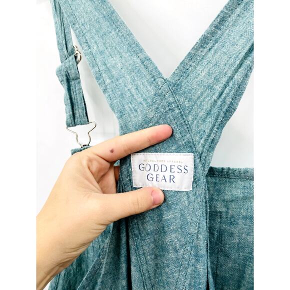 Goddess Gear hemp and organic cotton overalls Pacific Stripe - Picture 5 of 6